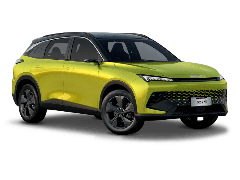 Купить BAIC X55 в Волгограде - Жёлтый металлик с чёрной крышей